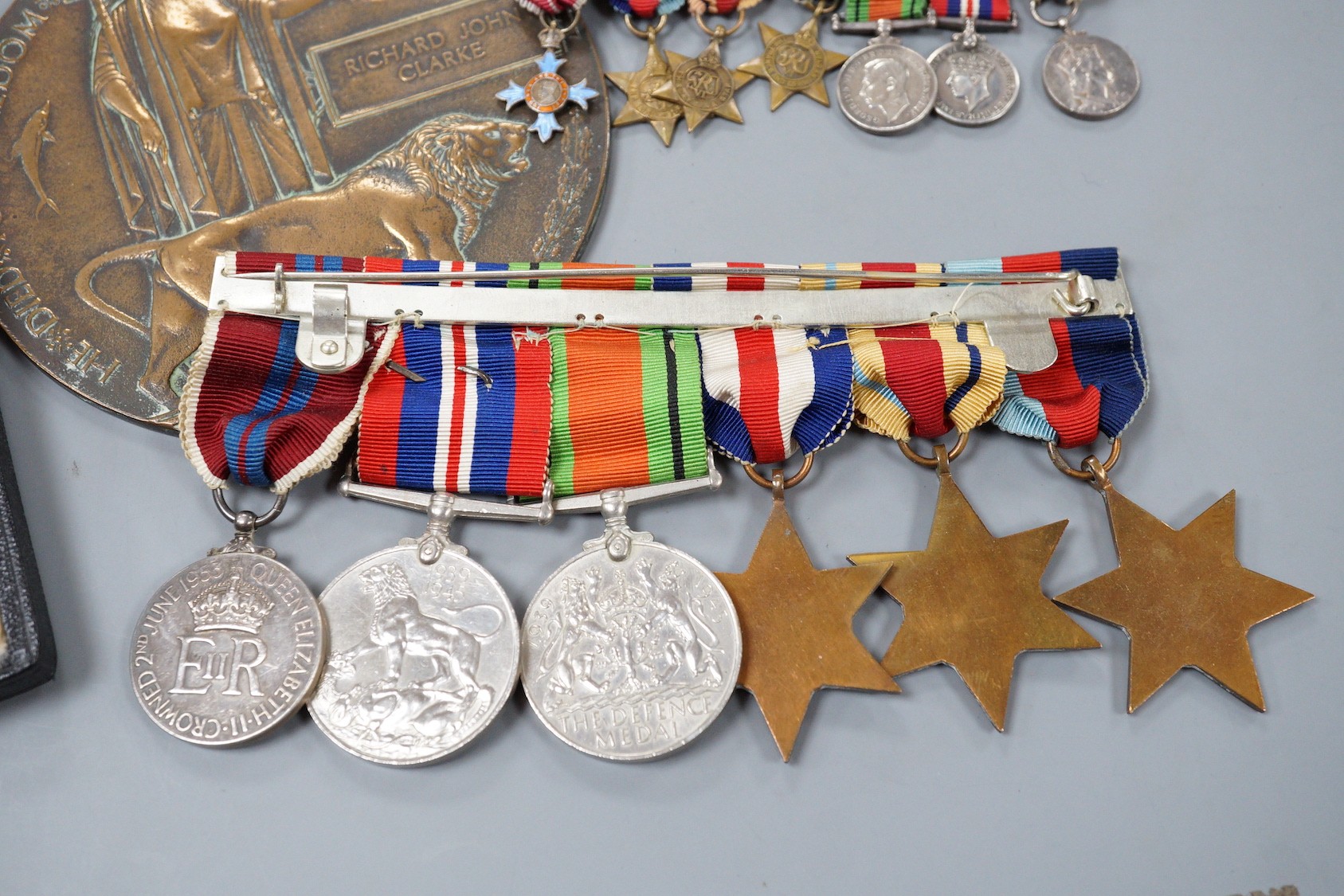 WW2 medal group and Military CBE to Brigadier T. H. Clarke, mentioned in dispatches three times for his actions at Narvik 1940, North Africa 1942 1st Army, Northwest Europe 1944 2nd Army Normandy to Luneberg, CBE awarded